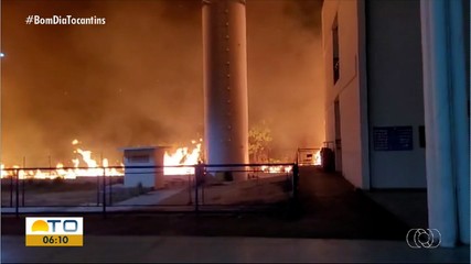 Aulas em colégio militar de Palmas são suspensas devido à fumaça de queimada