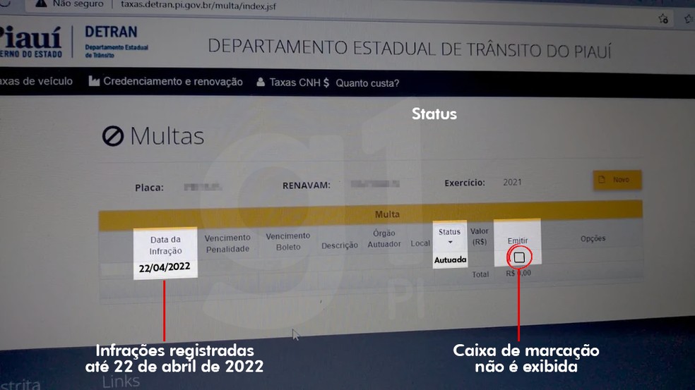 Strans de Teresina perde prazo e vai ter que arquivar cerca de 173 mil multas não notificadas a tempo — Foto: Adelmo Paixão/g1
