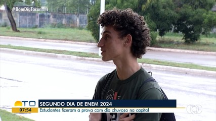 Estudantes realizam prova da segunda etapa do Enem em Palmas
