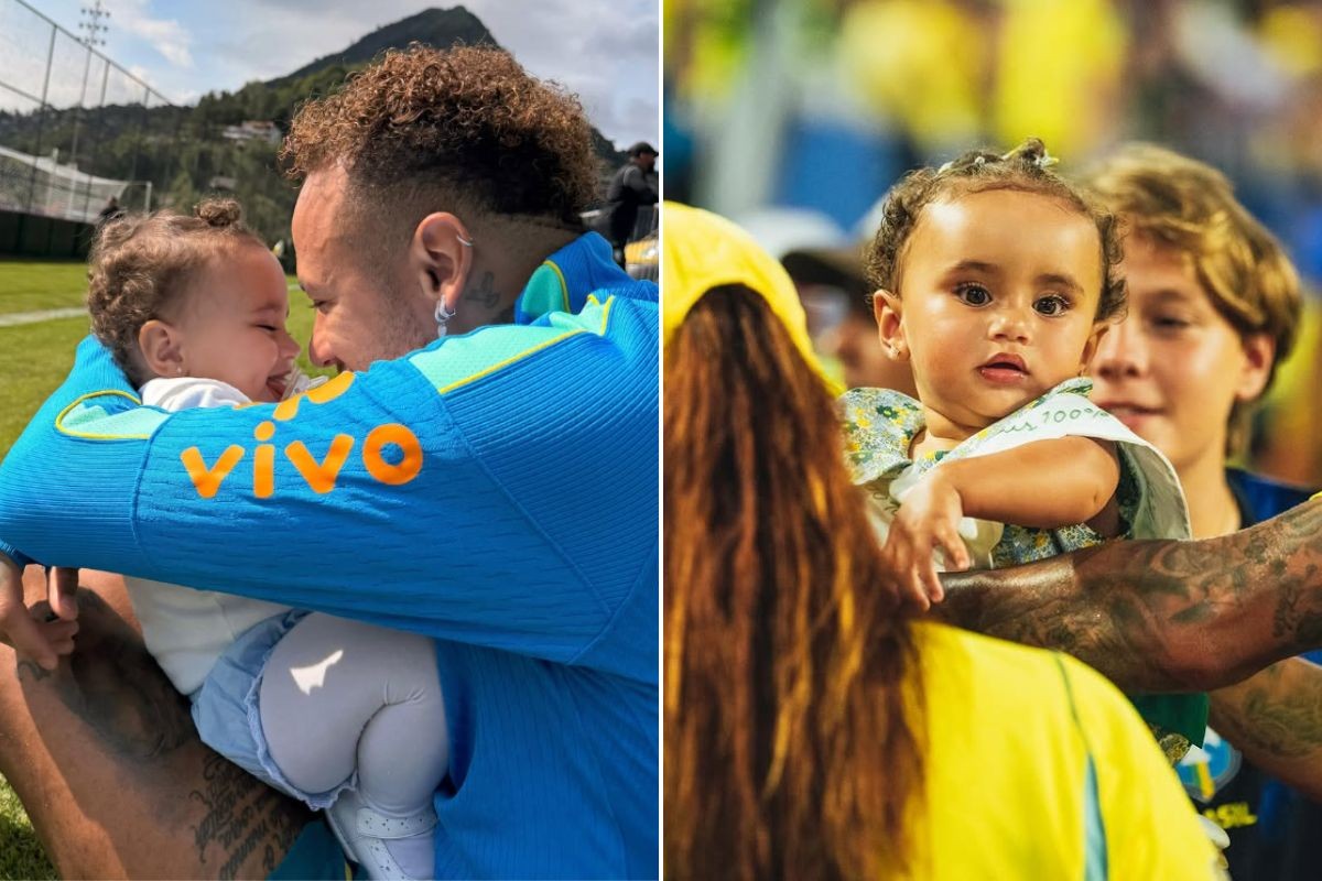 Filha de Neymar, Mel completa 1 ano em dia decisivo para o Brasil na Copa do Mundo