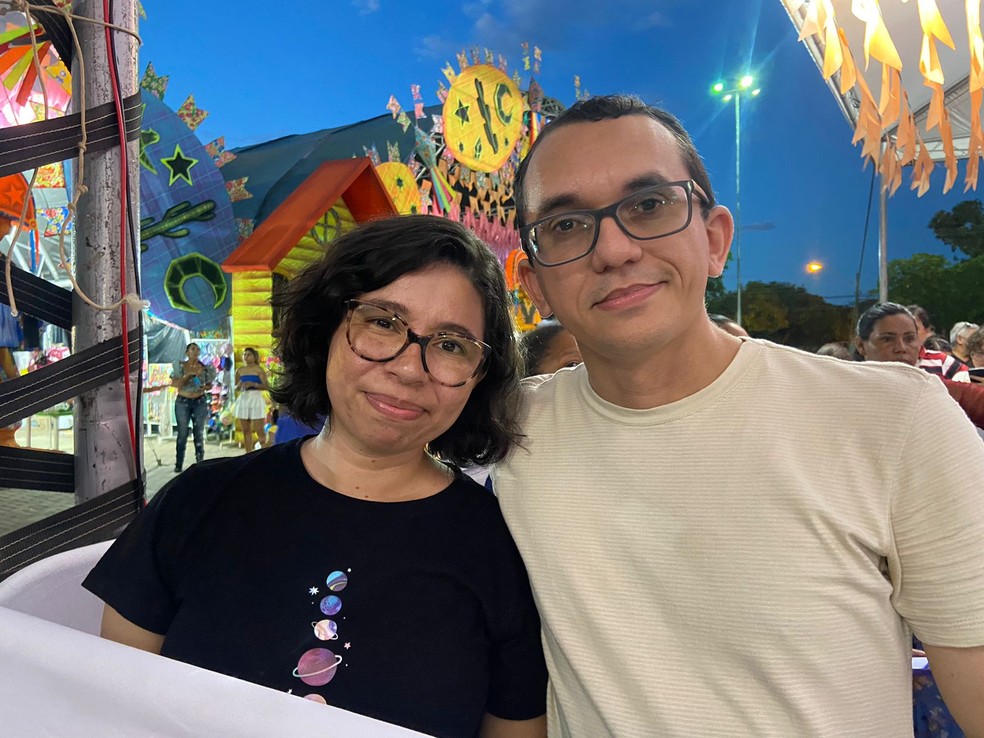 Casal foi um dos primeiros na fila  Foto: Yara Ramalho/g1 RR