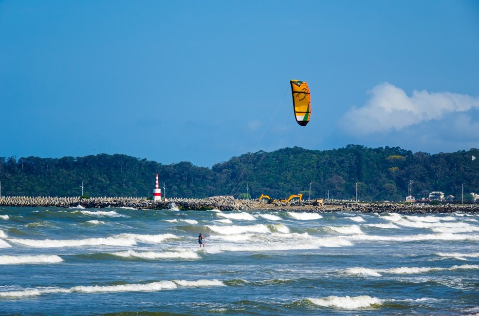 Praia do Pontal, Navegantes (SC) — Foto: Prefeitura de Navegantes/ Divulgação 