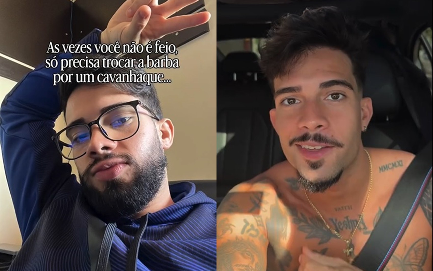Advogado viraliza ao mostrar antes e depois de usar cavanhaque; vídeo