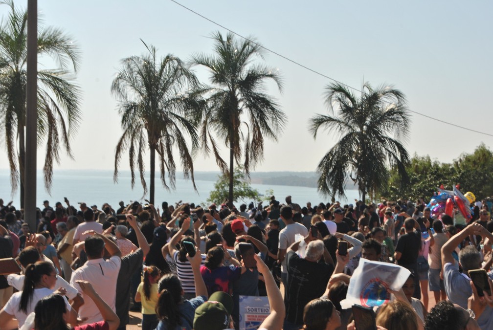 Esquadrilha da Fumaça realiza apresentação em Presidente Epitácio (SP) — Foto: Orinho/Assistente de Imprensa/AI Presidente Epitácio