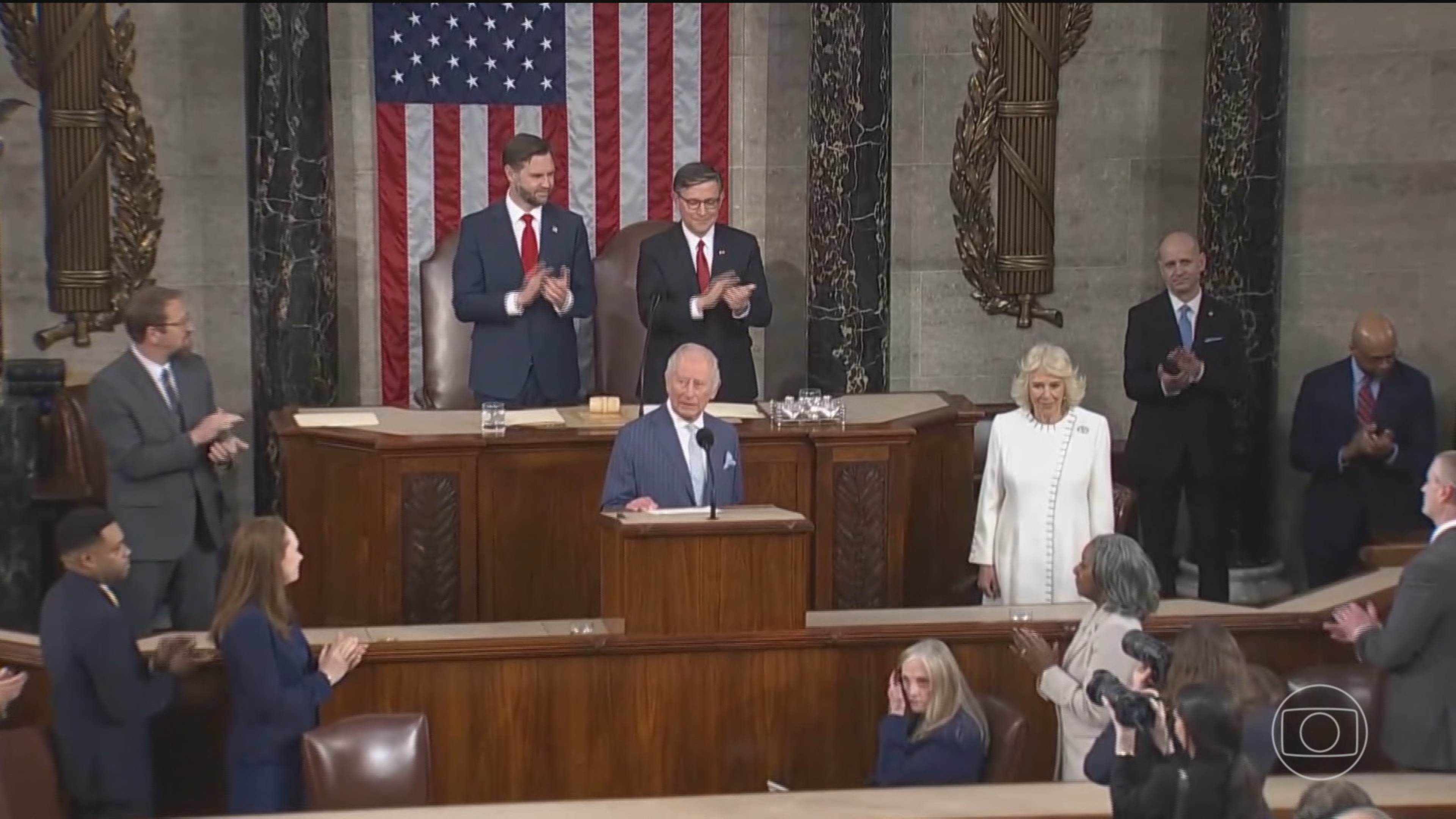 No Congresso americano, Rei Charles III diz que Estados Unidos e Reino Unido têm obrigação de promover a paz