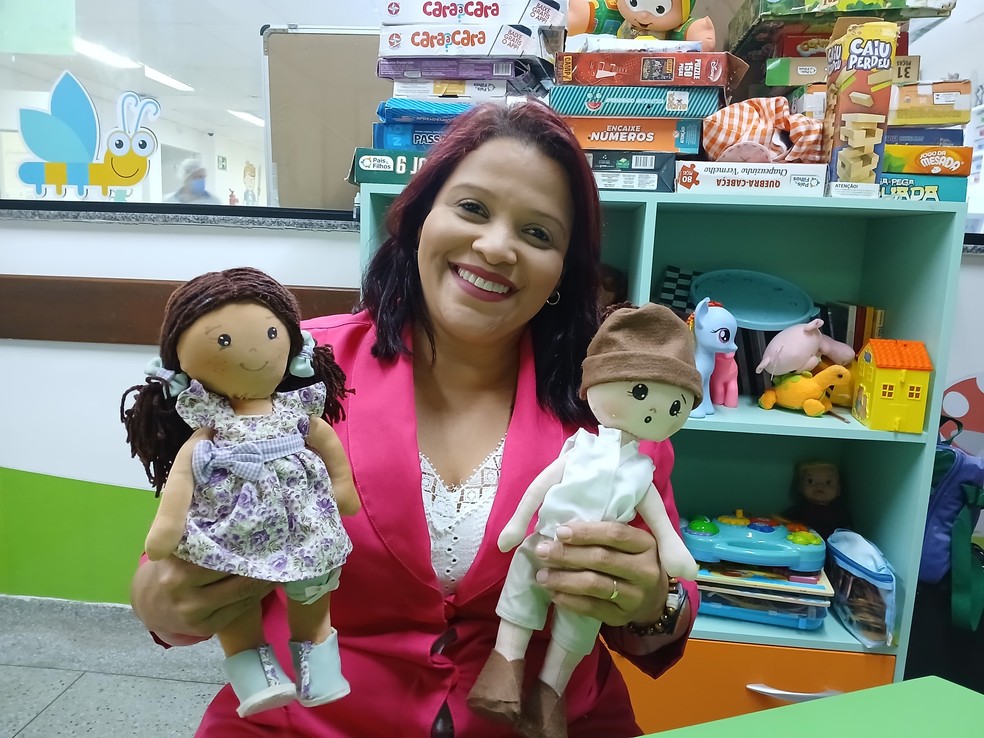 Márcia Larissa Ferreira, terapeuta ocupacional do Huse. — Foto: Ascom SES