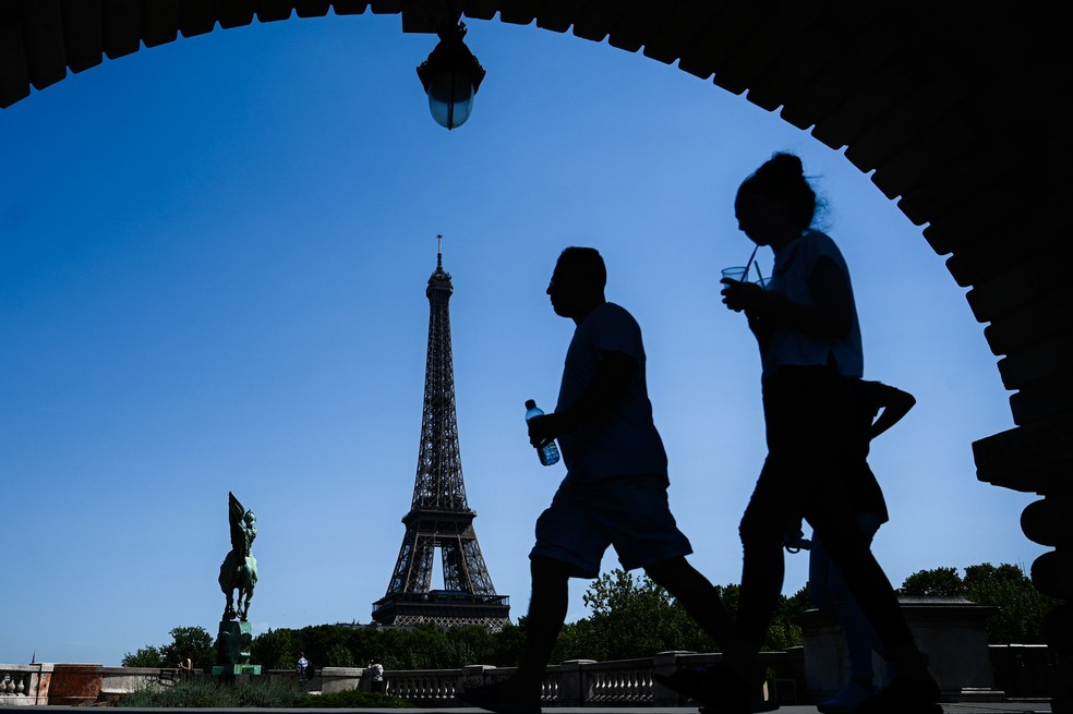 Europa registrou temperaturas recordes em 2024. — Foto: Philippe Lopez/AFP