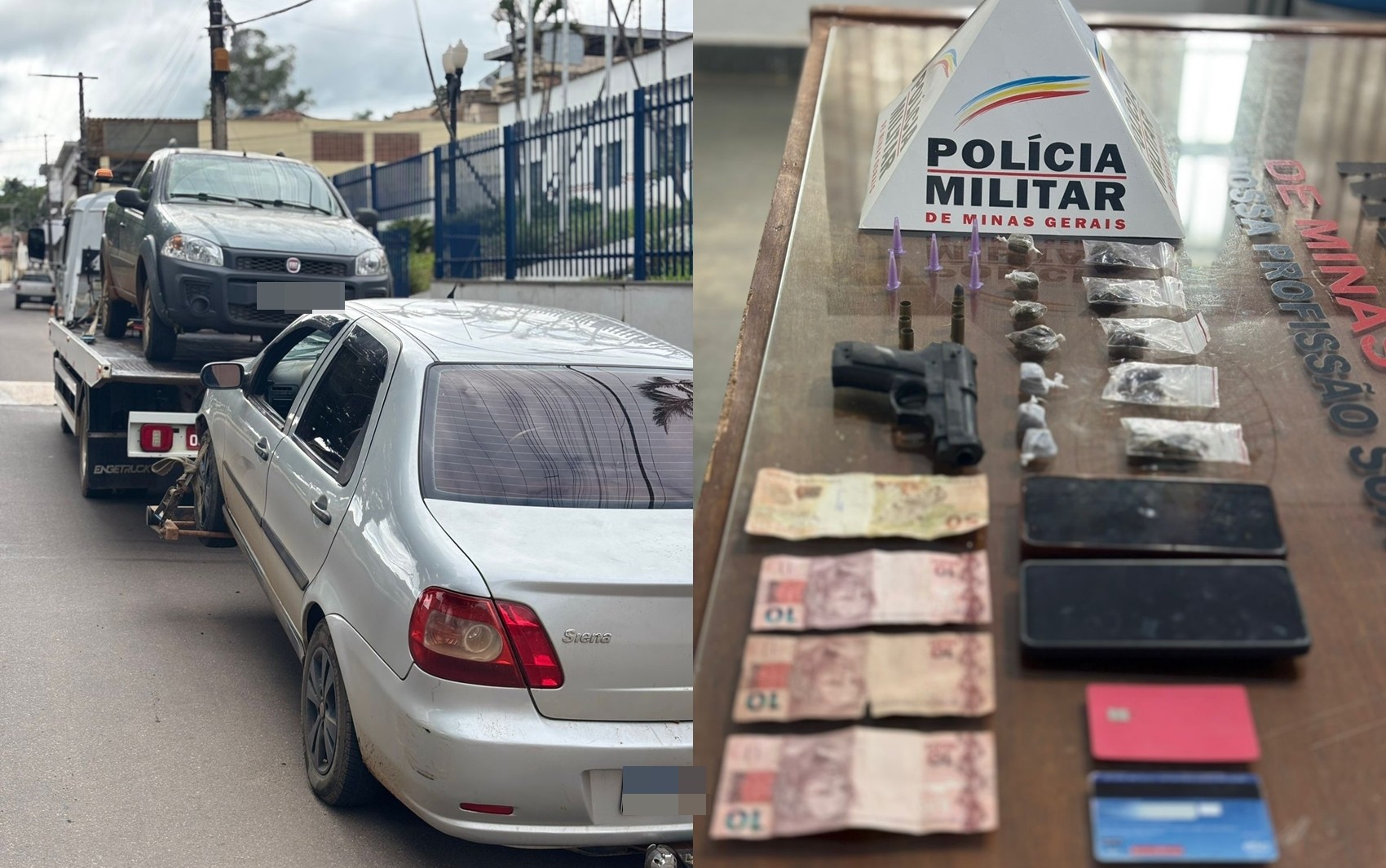 Dupla é presa após sequestrar e extorquir morador da zona rural de Cordislândia, MG