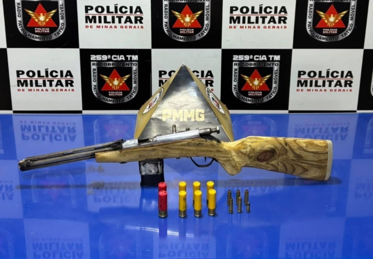 Homem é preso com arma artesanal após denúncia de que ele iria revidar tentativa de homicídio em Pirapora