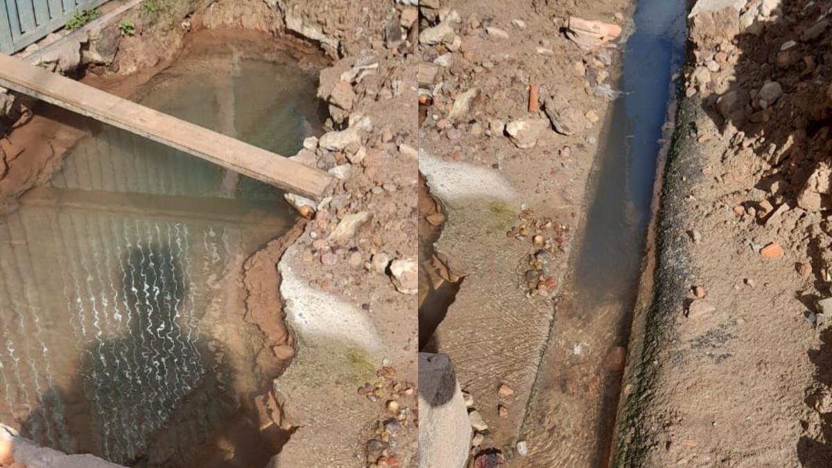 Moradores do bairro Coroado reclamam de vazamento de água há mais de um mês em rua de São Luís