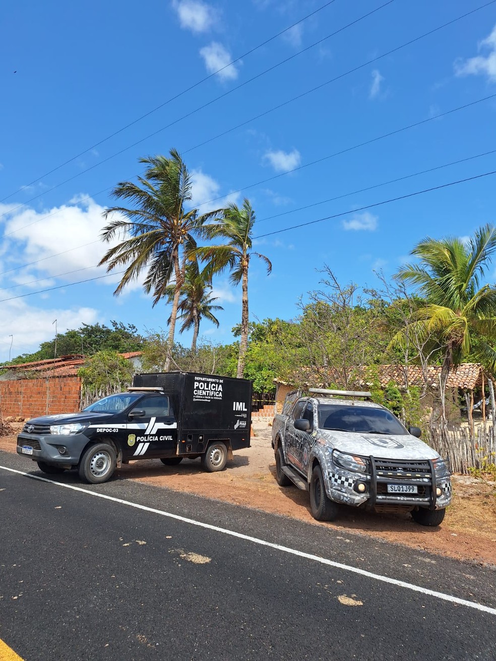 4º homicídio no litoral em 24 horas: homem é morto em frente a esposa e filho em Luís Correia, no PI — Foto: PMPI