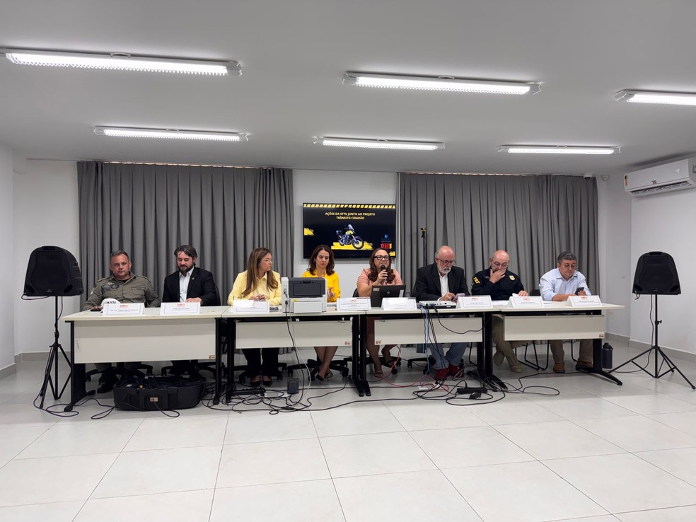 Instituições apresentam dados sobre acidentes envolvendo motocicletas em Natal — Foto: Vinícius Marinho/Inter TV Cabugi