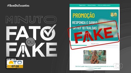 Saiba o que é verdade ou mentira no Minuto Fato ou Fake do g1