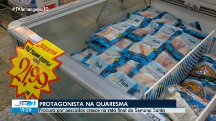 Procura por peixe cresce na Quaresma