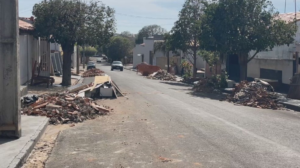 Chuva em Palmeira d'Oeste (SP) deixa mais de 3 mil casas prejudicadas — Foto: Reprodução/TV TEM