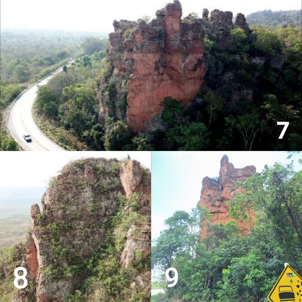 Pontos 7, 8 e 9, considerados os os mais críticos, segundo relatório — Foto: Azambuja Engenharia e Geotecnia