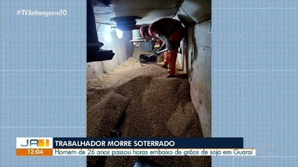 Homem morre soterrado por grãos de soja em Guaraí