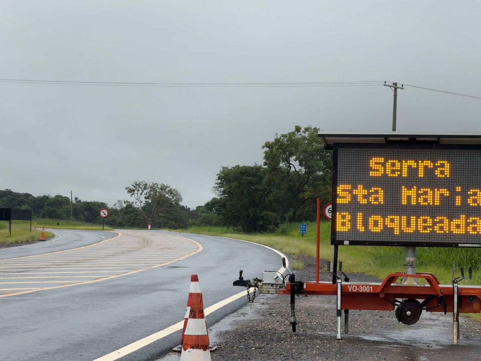 Nova erosão adia liberação de trecho da Rodovia Geraldo de Barros; veja novo prazo e desvios