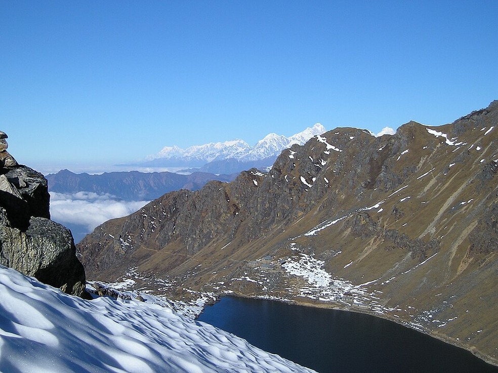 Lago Gosainkunda no Nepal — Foto: Wikimedia Commons