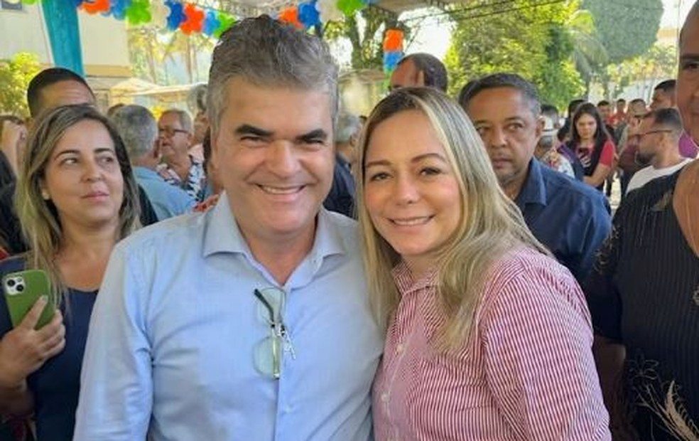 Washington Reis e Célia Serrano — Foto: Reprodução