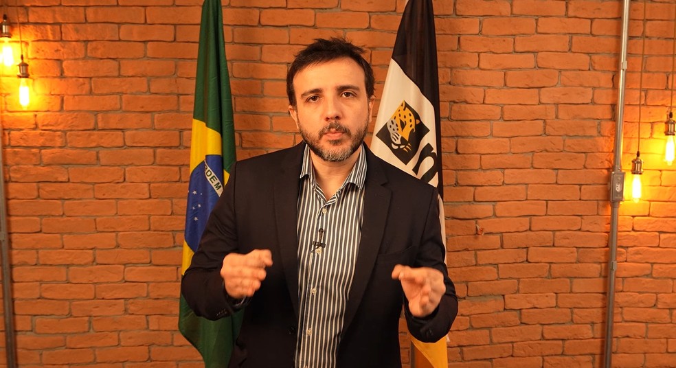 Renan Santos, pré-candidato do Missão à Presidência da República — Foto: Reprodução