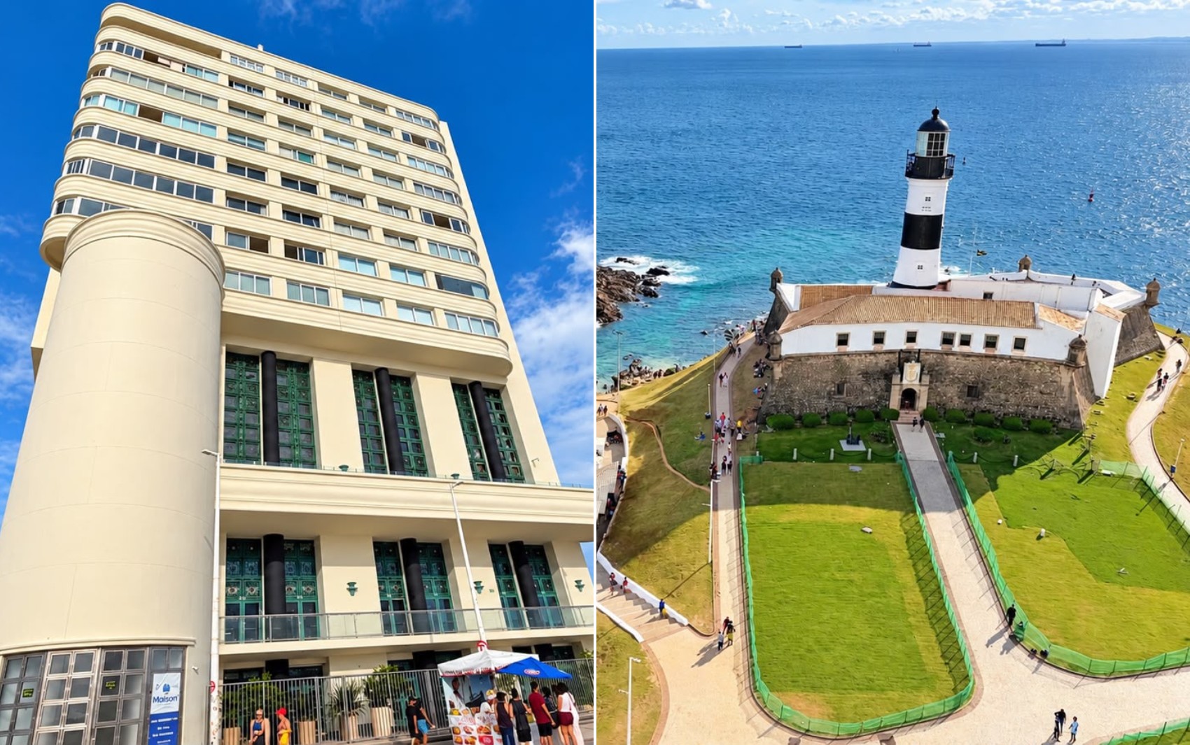 Vista para o Farol e camarote no carnaval: conheça prédio de Salvador onde Gil, Wagner Moura e Adriana Esteves têm apartamento