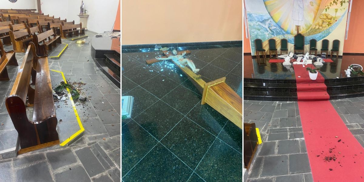 Médico detido por arrombar e vandalizar igreja em Campinas afirmou ter usado ketamina e álcool, diz polícia