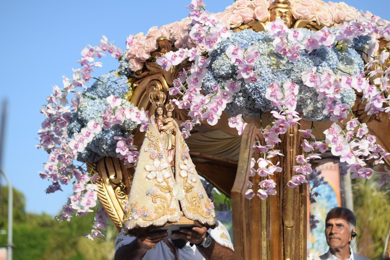 Círio 2024: Imagem Peregrina de Nª Sª de Nazaré pode ser visitada na praça Santuário, em Belém