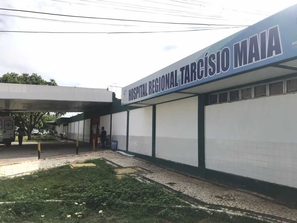  Hospital Tarcísio Maia, em Mossoró — Foto: Flávio Soares/Inter TV Costa Branca