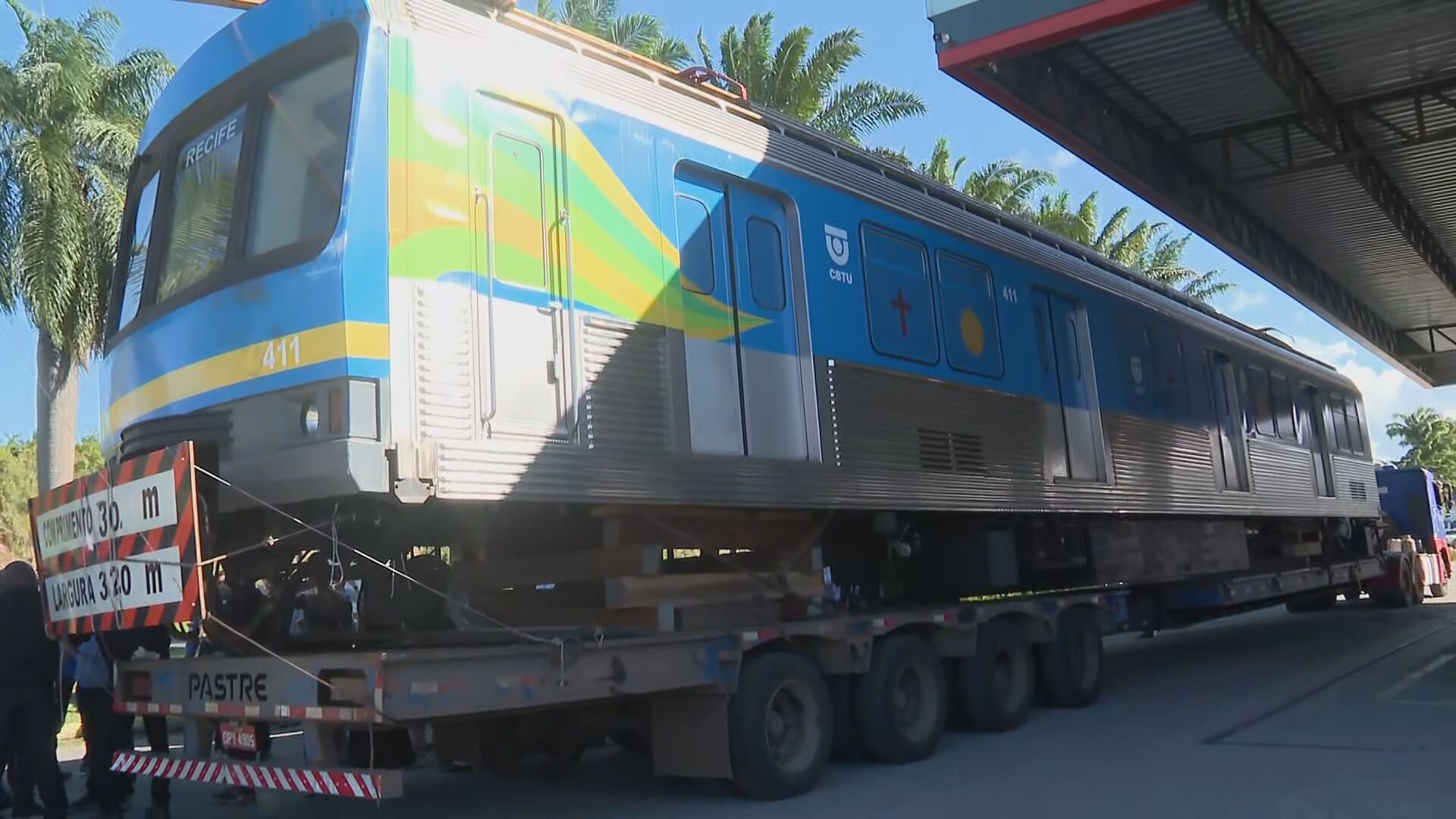 Metrô do Recife recebe primeiros vagões enviados pelo governo federal para evitar colapso em menos de um ano