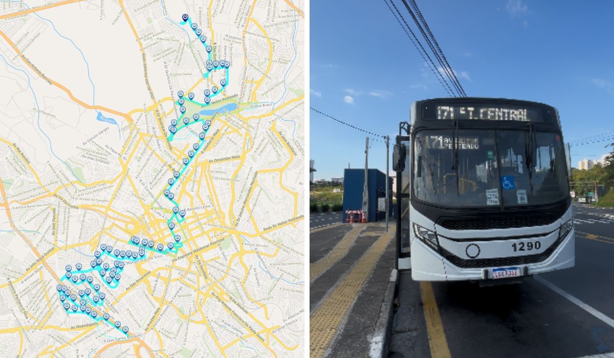 Linha de ônibus de Campinas viraliza nas redes por vaivém em trajeto de 27 km: 'Um labirinto'
