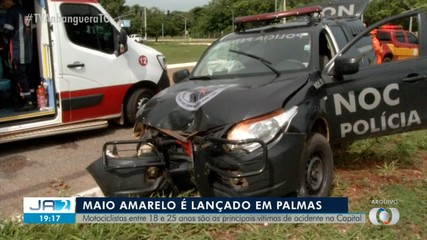Campanha 'Maio Amarelo' é lançada em Palmas nesta quinta-feira (2)