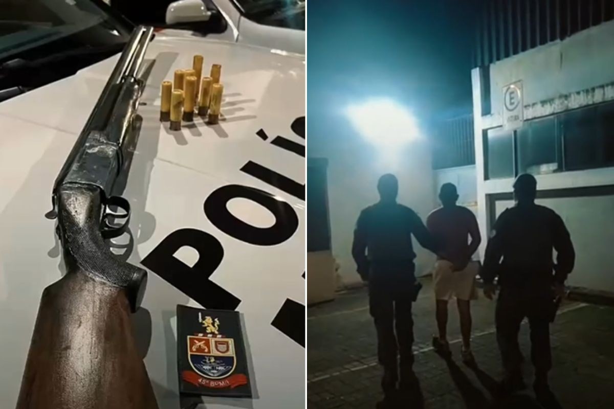 Homem é preso após ameaçar ex e atirar duas vezes contra janela da casa dela no litoral de SP