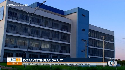 Prazo para solicitar a isenção da taxa do vestibular da UFT termina nesta quinta-feira (7)