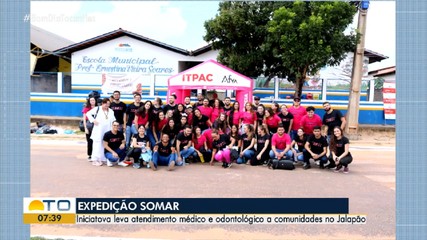 Estudantes de medicina levam atendimento médico e odontológicos para o Jalapão