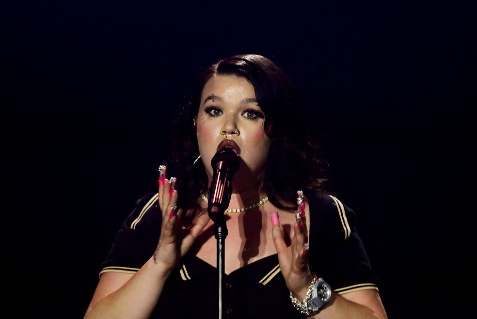 Lola Young se apresenta no Rock in Rio 2026 — Foto: Leo Franco/AgNews