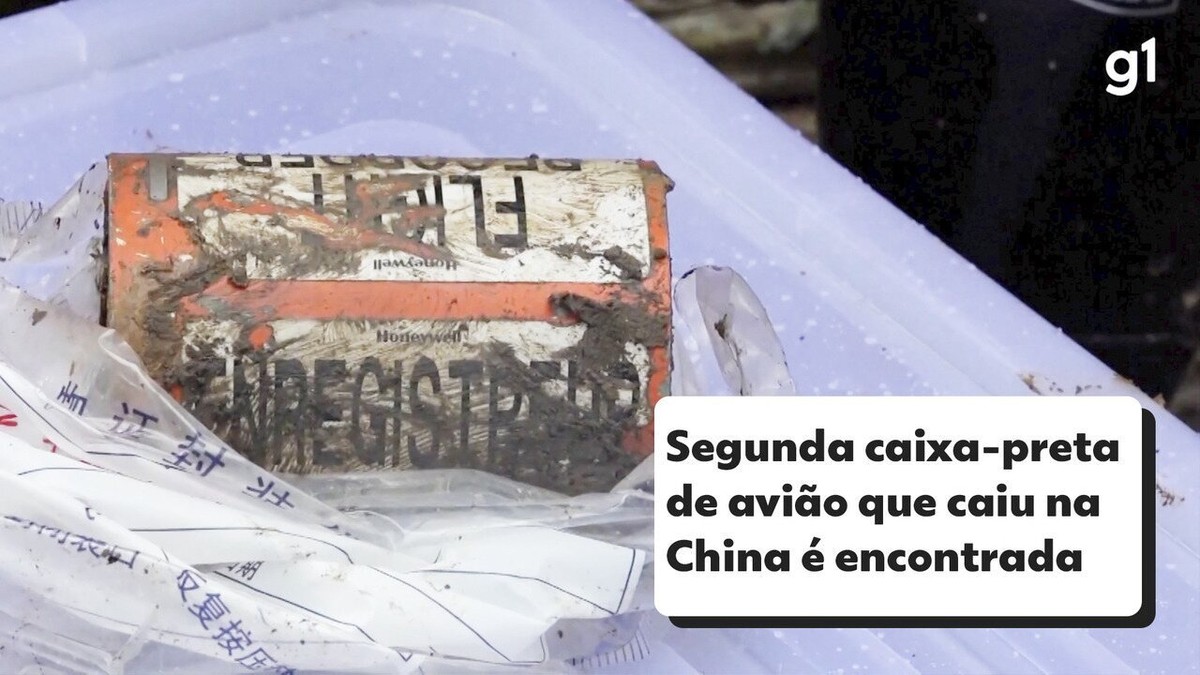 Segunda caixa-preta de avião que caiu na China é encontrada