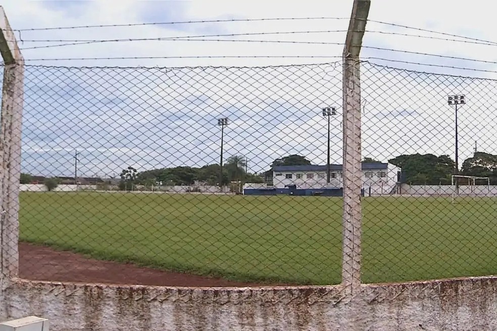 Estádio Municipal Aral Moreira, em Ponta Porã (MS). — Foto: Mauro Almeida