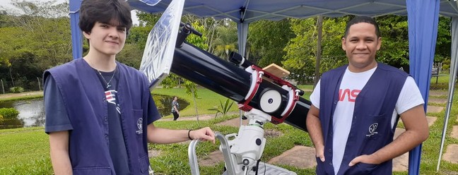 Evento de astronomia reuniu mais de 1,3 mil pessoas — Foto: Divulgação/Observatório de Astronomia da Unesp