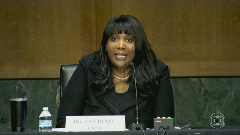 Trump toma decisão inédita na história dos EUA ao determinar demissão de diretora do Banco Central americano — Foto: Reprodução/TV Globo