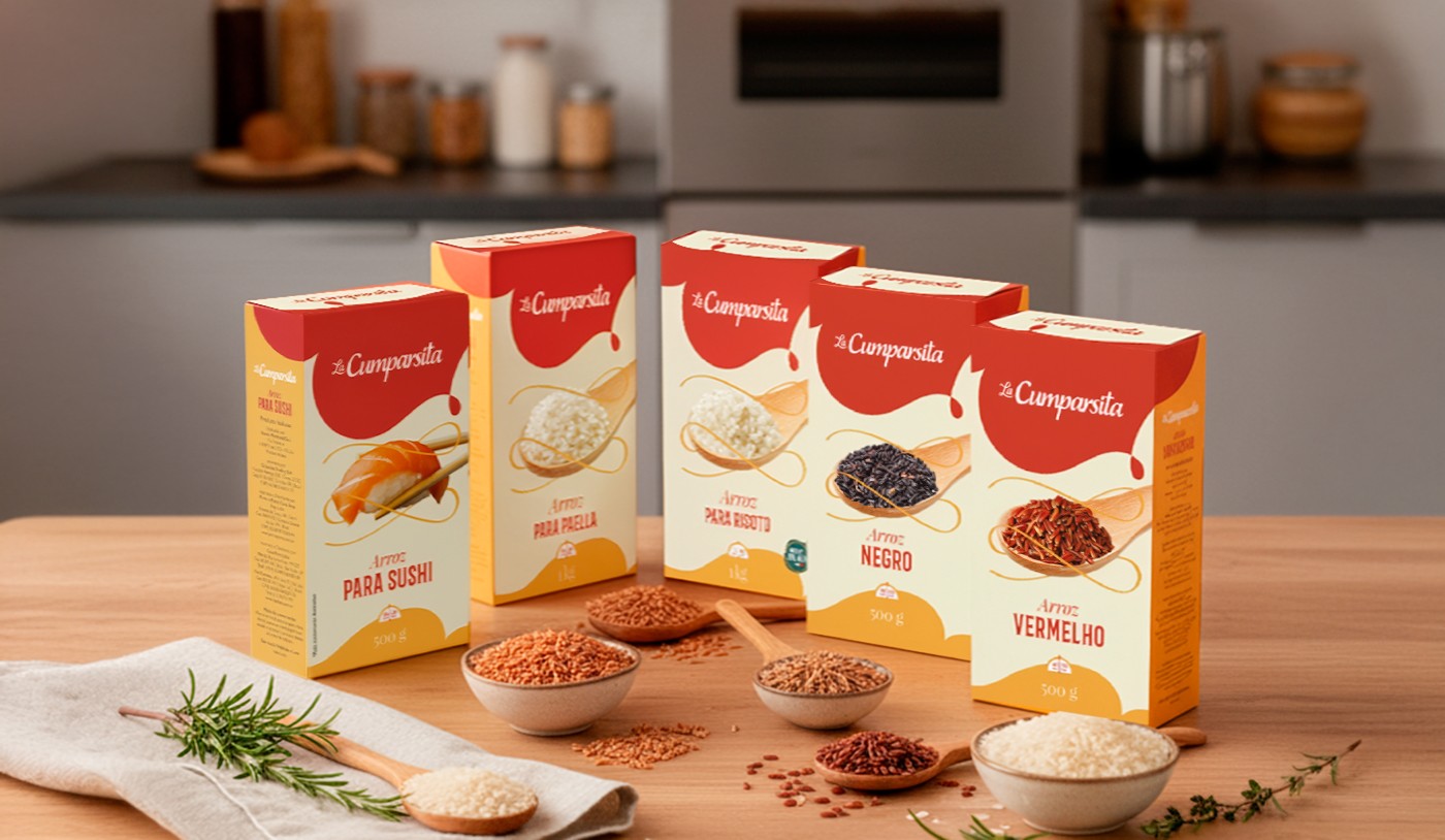 Para sushi, risoto, paella, negro e vermelho: chegaram os novos arrozes La Cumparsita