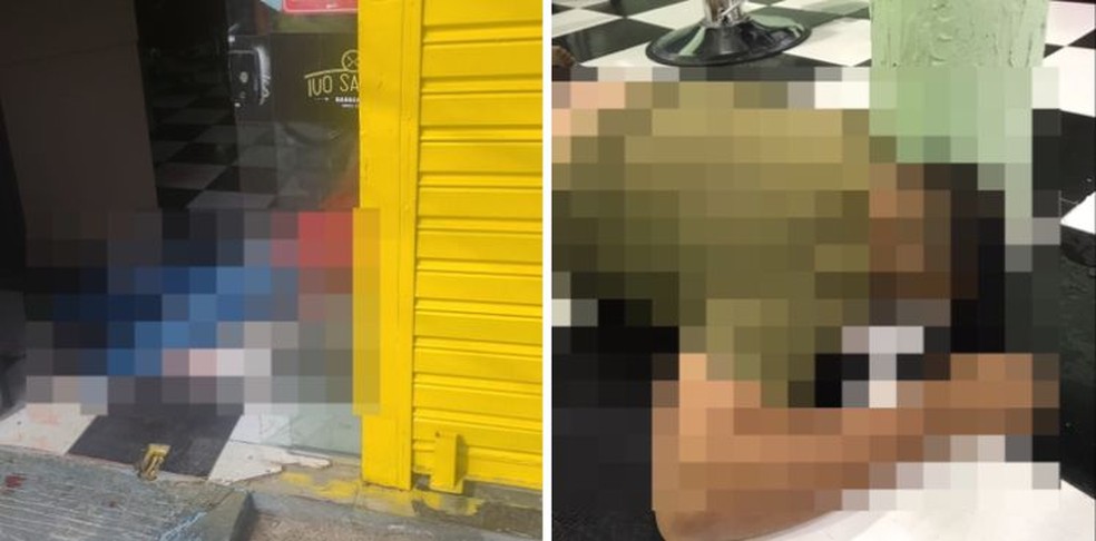 Homem é assassinado e outro é baleado em barbearia na Zona Norte de Teresina — Foto: Reprodução