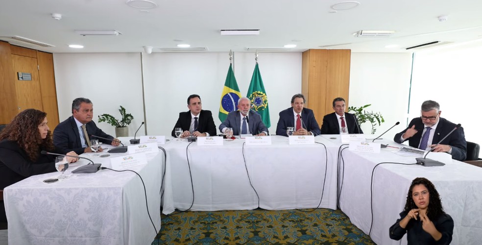 Lula reunido com Haddad