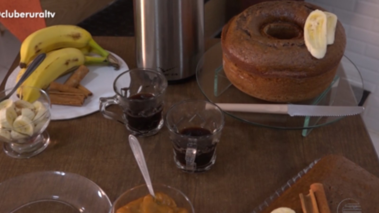 Bolo de banana com canela: aprenda deliciosa receita no Clube Rural