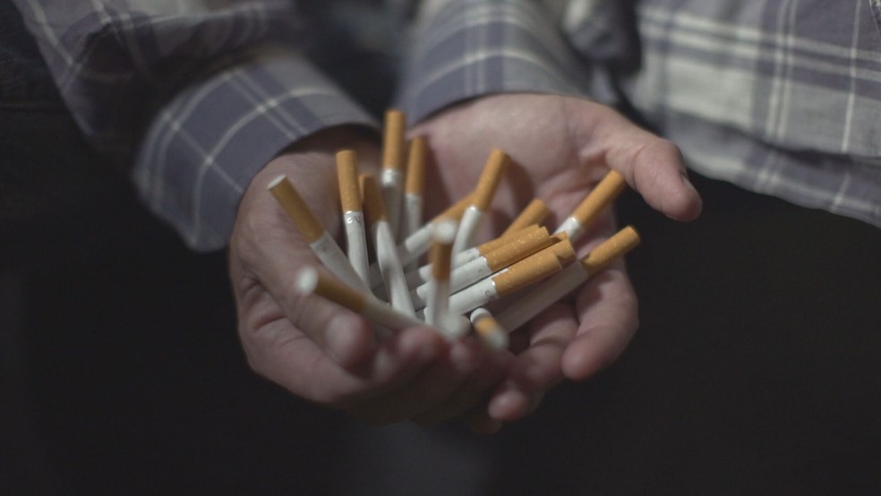 Número de pessoas que procuraram tratamento contra tabagismo no estado do Rio caiu 66% durante a pandemia. — Foto: Reprodução/TV Globo
