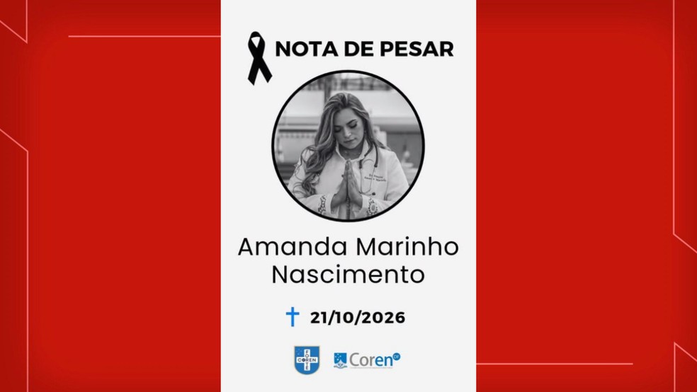 Enfermeira do DF morre durante lua de mel em Portugal/Coren-DF divulgou nota de pesar — Foto: Reprodução
