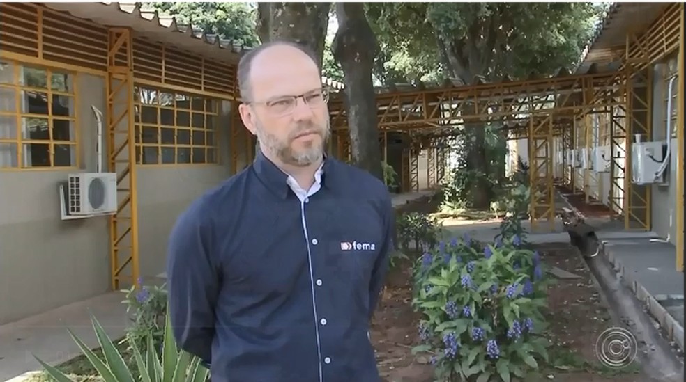 Diretor da Fema, Eduardo Vella, contou que assim que teve provas da fraude procurou à Polícia Civil — Foto: Reprodução/TV TEM