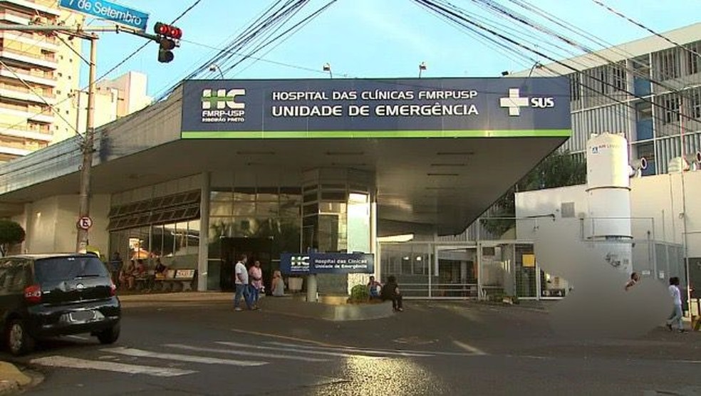 Unidade de Emergência do Hospital das Clínicas de Ribeirão Preto, SP — Foto: Cedoc/EPTV