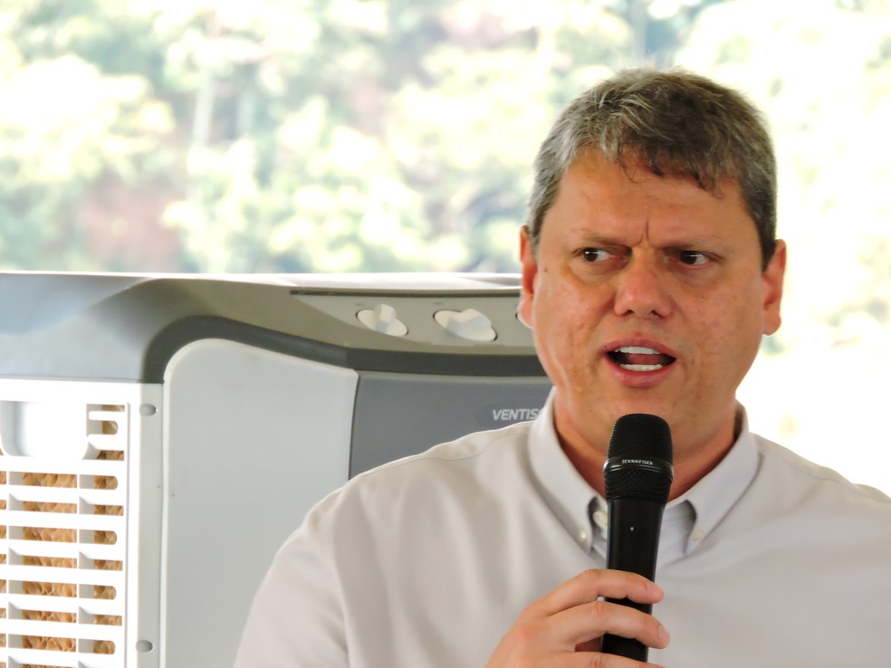 Governador de São Paulo, Tarcísio de Freitas (Republicanos) — Foto: LEANDRO CHEMALLE/THENEWS2/ESTADÃO CONTEÚDO