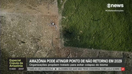 Amazônia pode atingir ponto de não retorno em 2029; entenda o que isso quer dizer  - Programa: Cidades e Soluções 